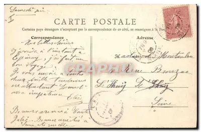 Enghien-les-Bains (S.-et-O.) — Um canto do Lago — B. F., Paris — Verso