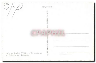 कारांटेक — द्वीप लूएट और तौरेओऊ के किला — C° des Arts Photomécaniques, पेरिस — पीछे