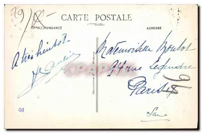 Carantec (Finistère) — Os Rochos da Praia do Kélénn — Editor não identificado, n° 17 — Verso