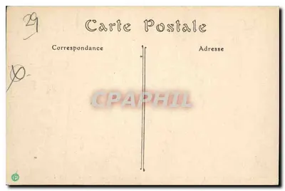 Carantec (Finistère) — Der Kiefernwald, Ansicht der Bucht von Morlaix — ND. Foto n°513 — Rückseite