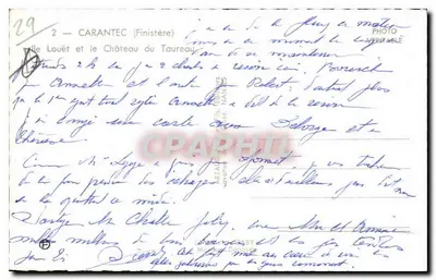 O Lobo e o Castelo do Touro — Carantec (Finistère) — Gaby — Verso