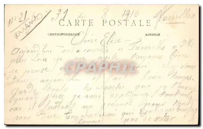Ao redor de Villers-Cotterêts - Maureux - O Castelo - A Cour d'Honneur — Editor: Lib. edit. em Villers-Cotterêts — Verso
