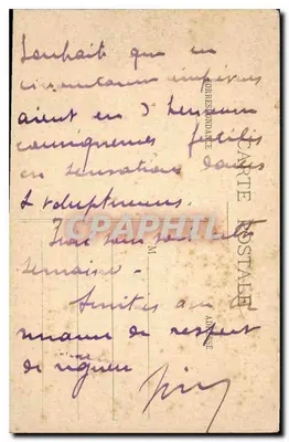 Compiègne — Kąt Parku z widokiem na Zamek — E. D. - 13 — Rewers