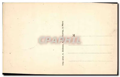 Le Mans - La Visitation — wydawca A. Doëbeau, rue Auvray, Le Mans — Rewers
