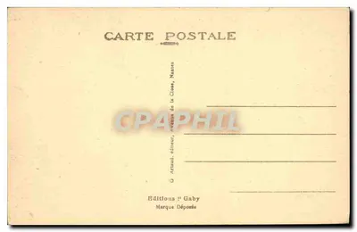 Toulouse - Most wiszący i DOMEK GRAVE przy świetle księżyca — Gaby, nr 444 — Rewers