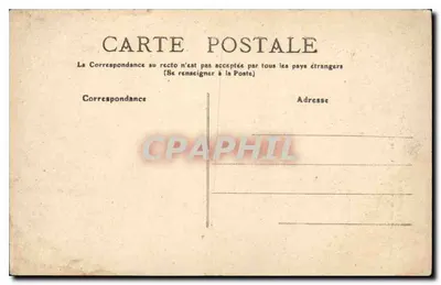 Toulouse — Monument de Armand Sylvestre — editor desconhecido, n° 88 — Verso