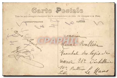 Sarthe — Castelo de Bonnétable — Pissot & Filleur — Verso