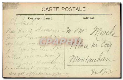 Toulouse - La Grande Allée — wydawca L.M., n° 129 — Rewers