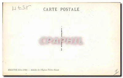 Beaune (Côte-d'Or) — Absyda Katedry Najświętszej Maryi Panny — wydawca N.P. Bourg-en-Bresse — Rewers