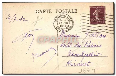 Dijon — Katedra Najświętszej Maryi Panny — Wydawca Les Éditions C. L. B. Rasson, nr 3515 — Rewers