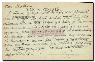 Dijon - Hotel de Vogüé - L. V., wyd. — Rewers