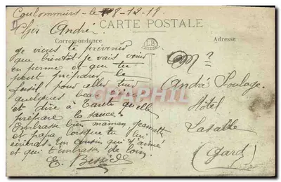 Dijon — Plac Cordelier — Pomnik Pirona, satyryka burgundzkiego (1689-1773), ufundowany w 1909 roku, autorstwa Eugène Pirona, rzeźbiarza z Dijonu. — Rewers