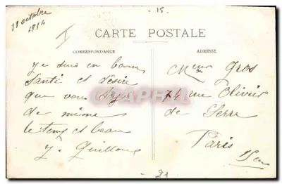 Dijon — Arquebuse — Uitgever R. Baudry, n° 61 — Achterkant
