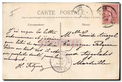 Dijon — Katedra św. Michała. Giełda Handlowa — Rewers