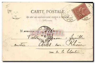Dijon - Hotel de la Cloche — L.V., wydawnictwo — nr 14 — Rewers