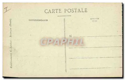 Dijon - Prefectuur — uitzicht op het gebouw en de straat — C. Lardier, Besançon — Achterkant