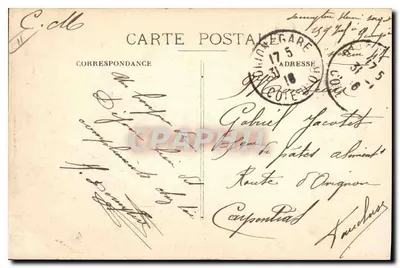 Dijon — Het plein Darcy — C. M. Uitgever, n° 130 — Achterkant