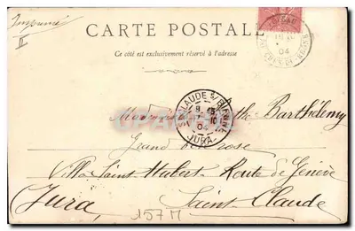 Place Saint-Etienne — Dijon — wydawca nieznany, numer serii nie widoczny — Rewers