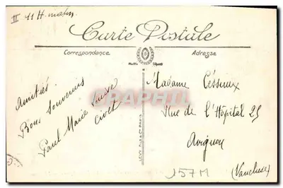 Dijon — Ogólny widok Placu Darcy — n° 123 — Rewers