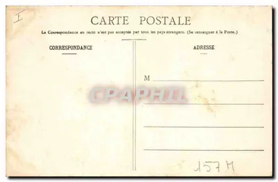 Dijon - Plein Darcy — uitzicht op het bassin en de gebouwen — L. V., uitg. — Achterkant