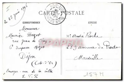 Kerk van Onze Lieve Vrouw — Dijon — onbekende uitgever, n° 14 — Achterkant