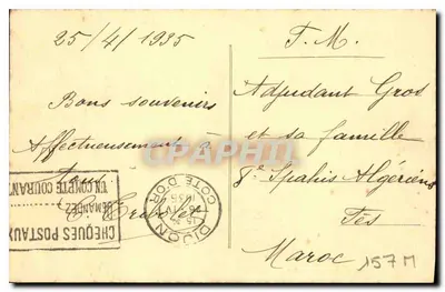 Dijon — Widok na stację — Rewers