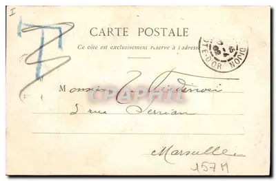 Dijon — Statua di San Bernardo — L. V., editore — Verso
