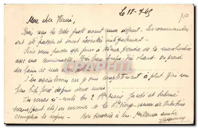 Les Saintes-Maries-de-la-Mer — Boot gedragen in procesie — Ed. van het Presbyterium — Achterkant