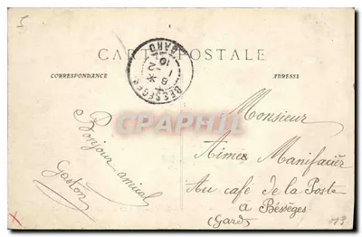 Valabre — Encontro de caça do Rei Réné — Regiões de Aix-en-Provence — Verso