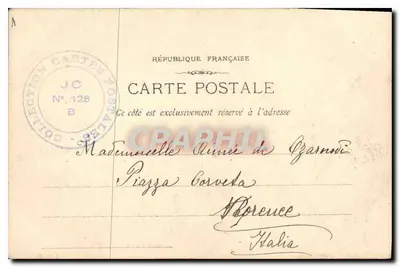Roquefeuil - A estrada de Aix — editor Paor Laccou, n° 502 — Verso