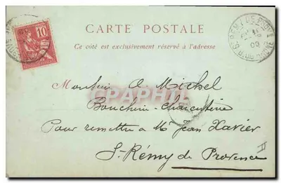 Les Baux — ulica piekarni i zamek — ND Pbot, n°44 — Rewers