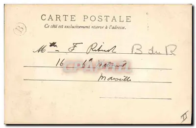 Les Baux - Katedra z XII i XV wieku, dzwonnica — Cie, Carpentras, nr 346 — Rewers
