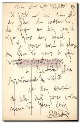 LA ROQUE-D'ANTHERON — Ein Weg im Park des Schlosses — Verlag Tardy, 40, Quinault, Paris — Rückseite