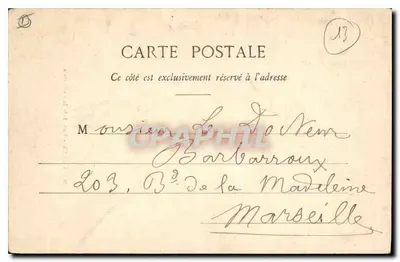 Martigues - Poort van de Kathedraal - A. Habitation De St Honoré — Achterkant