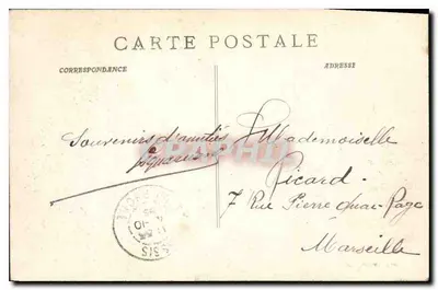 Carpiagne - L'Edificio degli Ufficiali — editore RiUAT, Marsiglia, n°7 — Verso