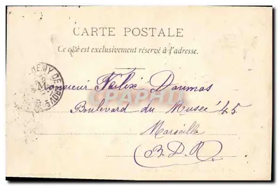 Les Baux — Okolice Arles — B. F. CHALON-S-SAONE, n°107 — Rewers