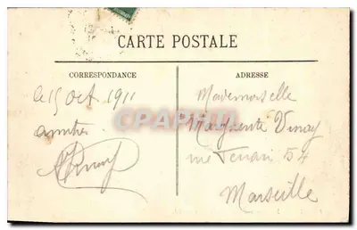 Martigues — La Iglesia de Jonquières — LL. n°11 — Reverso