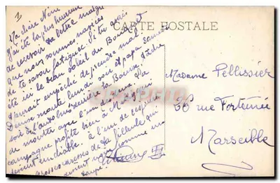 Okręg Aix-en-Provence — Wieża Queiriès, zwana Wieżą Cezara — Kolekcja Milhouch, Aix — Rewers