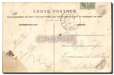 Les Baux — Hotel de Manville — Ogólny widok i część zależności — Fot. Blanchin, Tarascon — Rewers