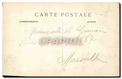 Roquefeuille — Brzegi Arcu — P. Raat wyd. Marsylia — Rewers