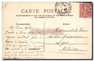 Tours — Il Palazzo di Giustizia e la Piazza — M.T. n°136 — Verso