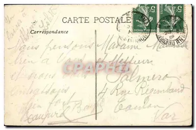Marsylia — Pałac Longchamp, motyw centralny — wydawca nieznany, n° 65 — Rewers