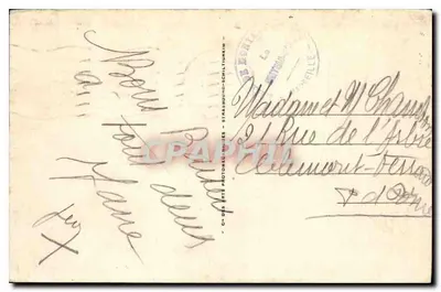 Marseille. — Zamek If — n° 107 — Wydawca: Cie des Arts Photographiques Straßbourg-Schiltumkin — Rewers