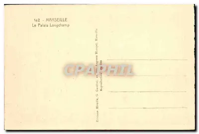 Palaczyk Longchamp — Marseille — Wydawnictwo Mireille — Rewers
