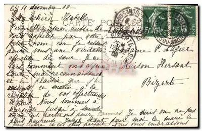 Marseille — Katedra — widok portu — wydawca FIAT, nr 23bis — Rewers