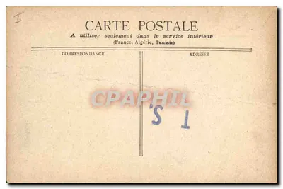 Marseille - LA CORNICHE — wydawca STARKER, PARIS — nr serii S 1 — Rewers