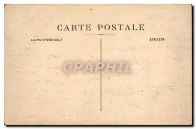 Marseille - Le Cours Belsunce — vue de la rue avec tramway n°28 et char à bœufs, éditeur CUSTIN, n°71 — Achterkant