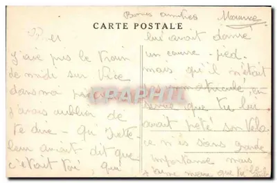 Marseille — A Basílica de Nossa Senhora da Guarda — editor não identificado — Verso