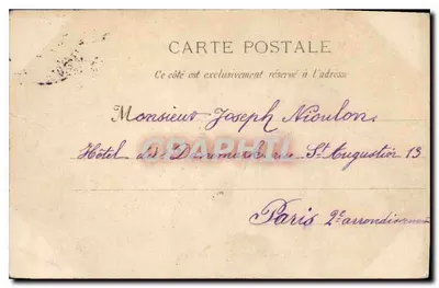 Marseille : Le Prophète — widok portu i restauracji — L. B. Paris-Marseille, n°49 — Rewers