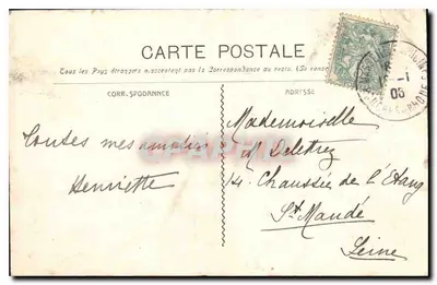 Marseille — Um Canto do Velho Port — fot. Juende — Verso